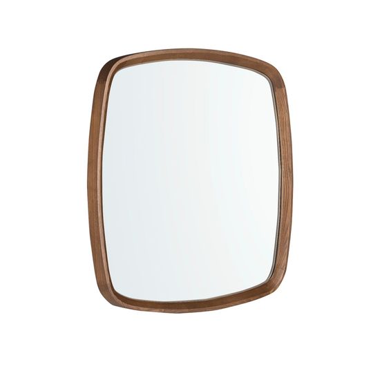 Квадратное настенное зеркало 3285 из ореха