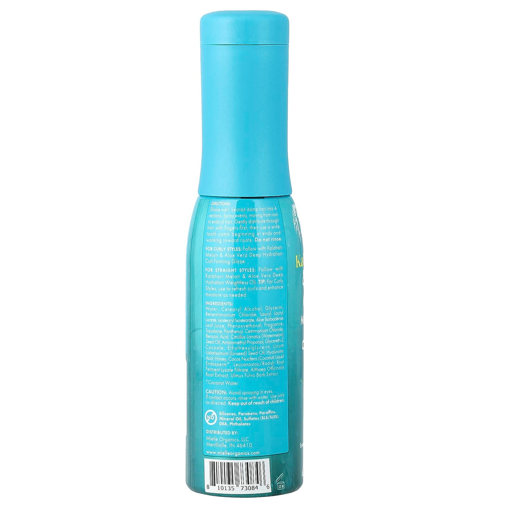 Mielle, Многоцелевой несмываемый кондиционер для глубокого увлажнения, для сухих и обезвоженных волос, дыня Калахари и алоэ вера, 198 мл (6,7 жидк. Унции)