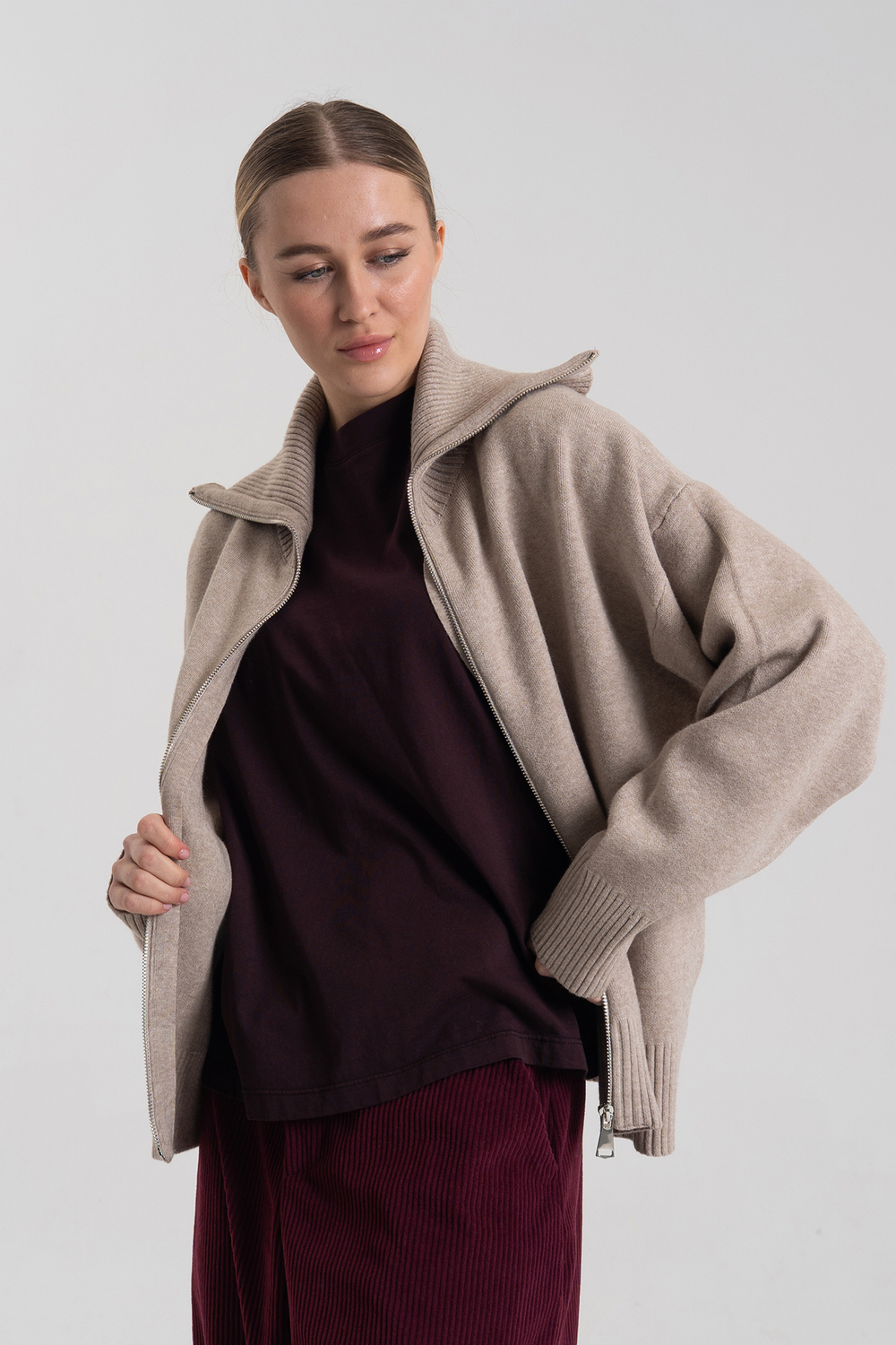 Кардиган на молнии J-Clair