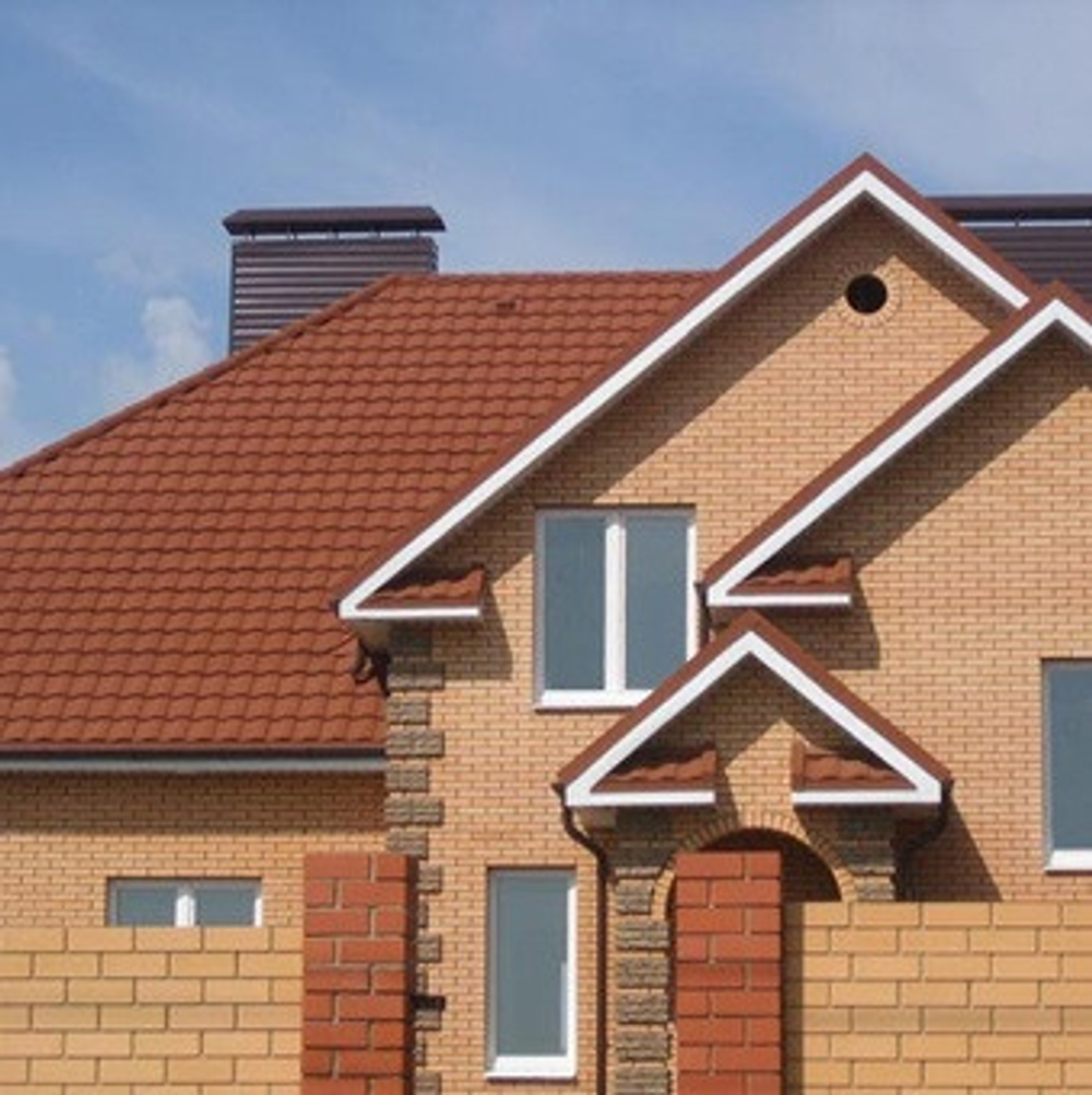 Черепица композитная Metrotile Metroroman Кирпичная