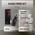Возбуждающий крем-спрей для мужчин Erotist Lubricants Vivid Act 30мл