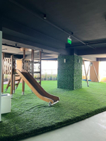 5.23. Вертикальное озеленение колонн искусственной зеленью в ЖК «Development Plaza»