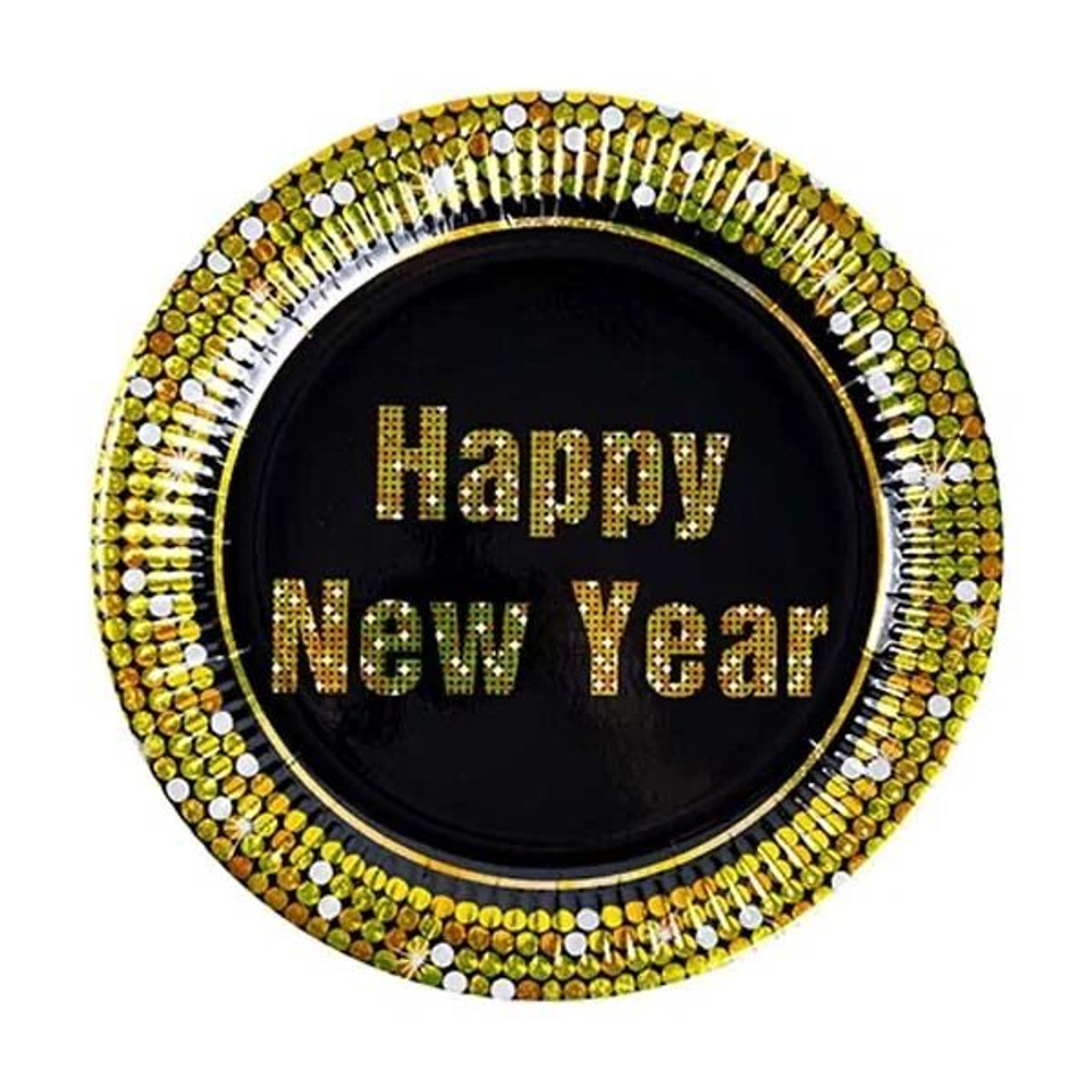 Тарелка HNY Ретро 23см 8шт