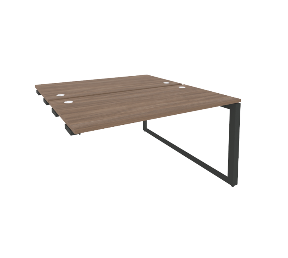 Стол-приставка двойной на О-образном м/к к опорным элементам 1475 Onix