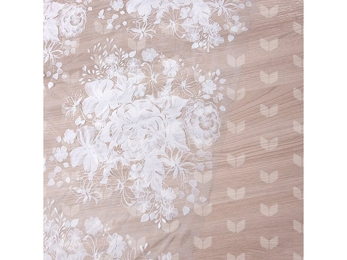 Клеенка столовая ПВХ "Ажурная" 1,32*25м (25м/рул) Букет