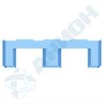 Поддон пластиковый 1200 х 800 х 220 мм Анион(1200x800x220см;синий) - арт.559530