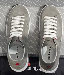 Мужские кеды KITON, серый