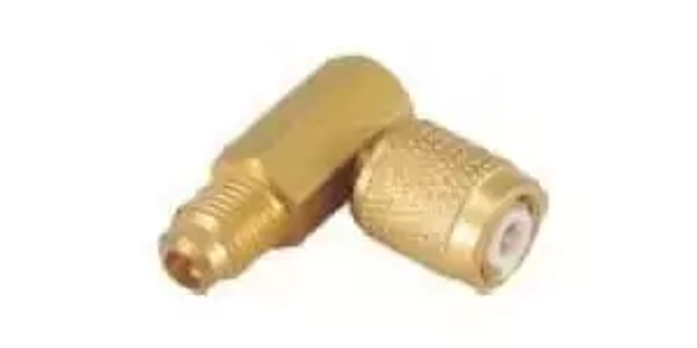 Адаптер Value V-02 (угол 90 гр., штуцер 1/4"-R22; гайка 5/16"-R410A)