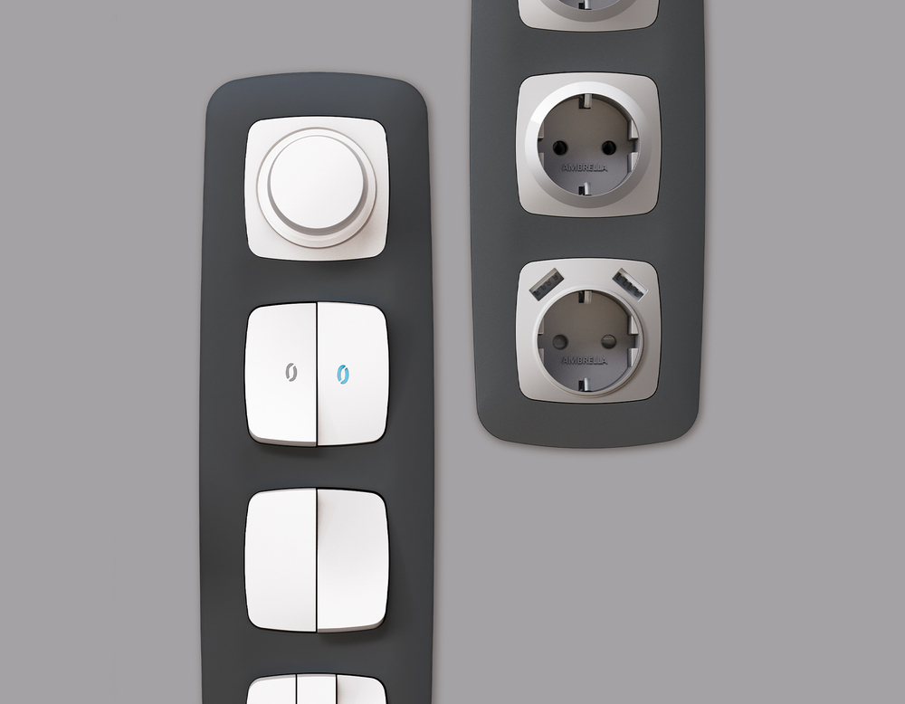 OF140804 Рамка OMEGA Ecta (Графит Мягкое касание) 4-ая