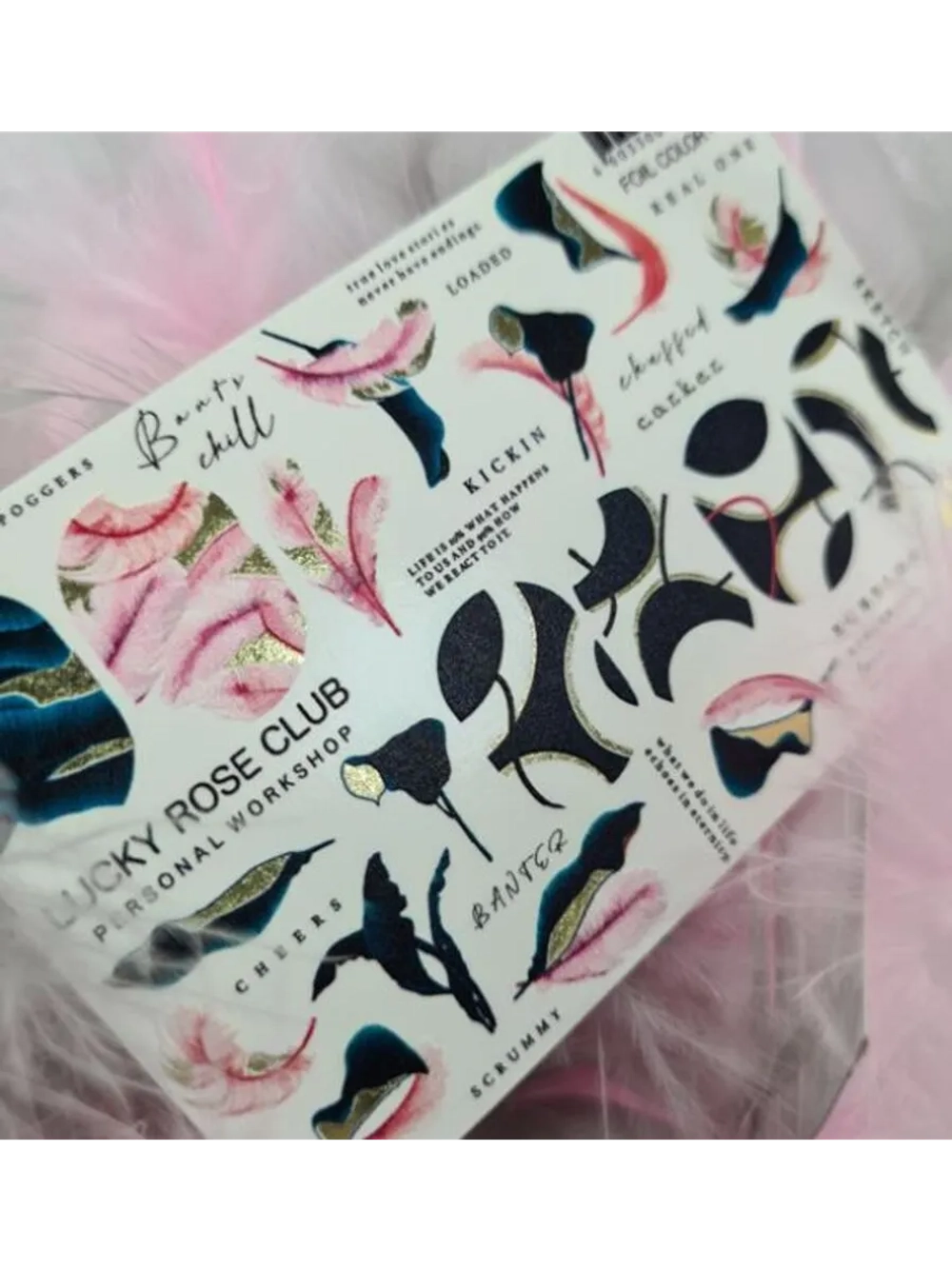 Набор слайдеры 2шт Lucky Rose. Foil 110, 111