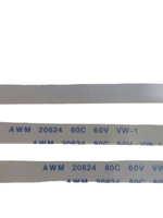Шлейф FFC 10-pin Шаг 0.5mm Длина 15cm Обратный A-B AWM 20624 80C 60V VW-1