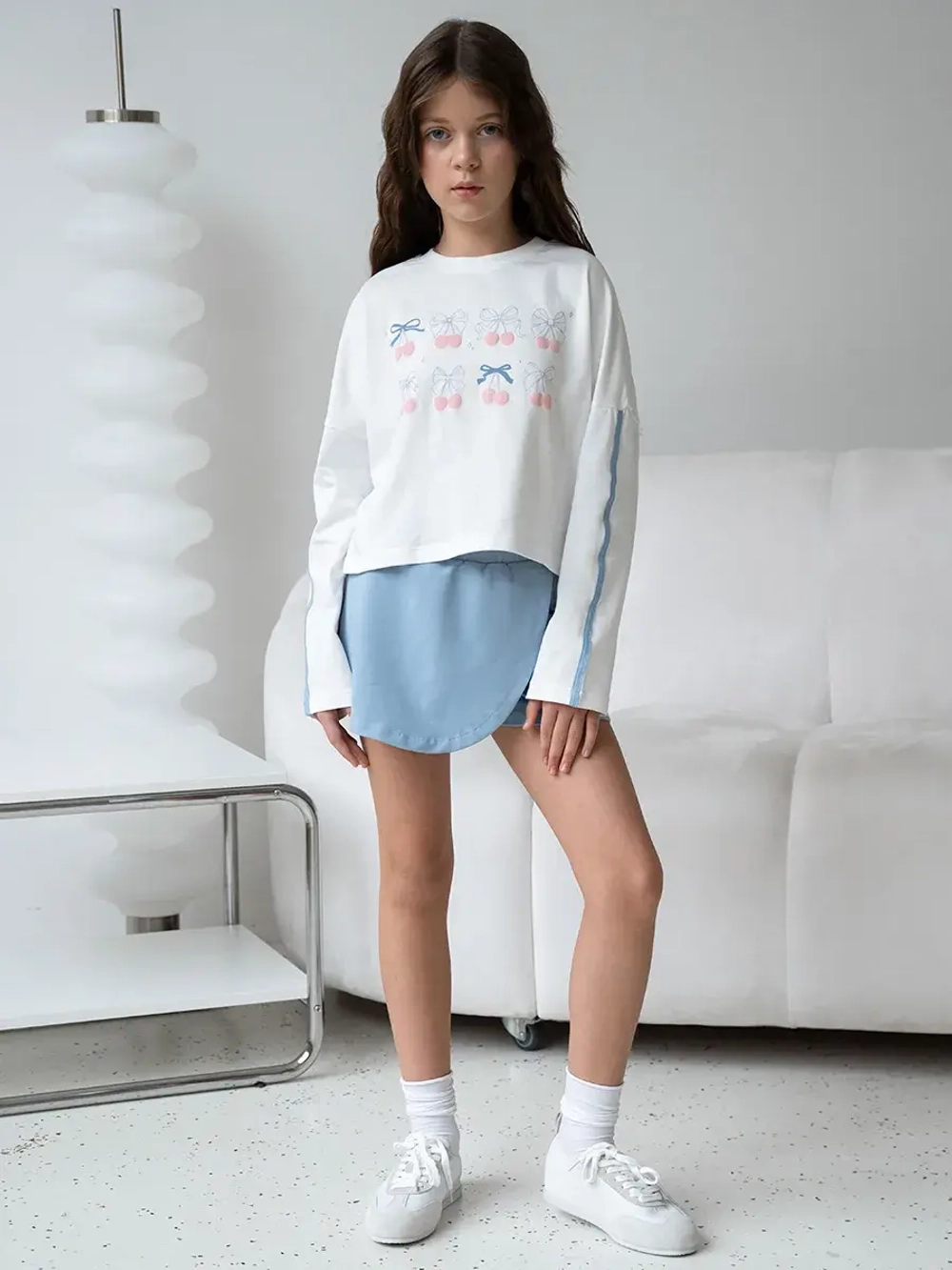 Костюм детский с юбкой-шорты