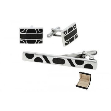 Зажим для галстука и запонки