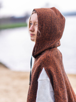 Пончо женское шерстяное