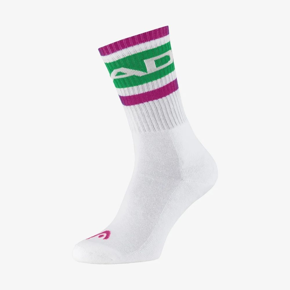 Одежда для тенниса Носки унисекс, Носки унисекс HEAD SOCKS TENNIS 1P CREW .