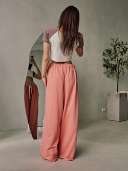 Baggy Trousers LOGO Coral Haze