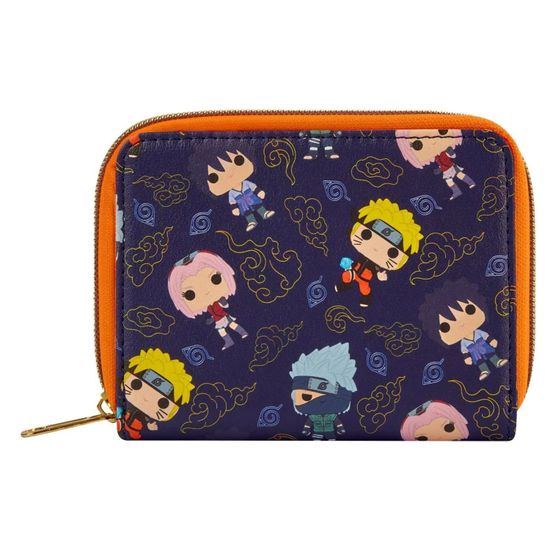 Кошелек Loungefly POP Naruto Shippuden Team AOP Zip Around Wallet / Кошелёк по мотивам аниме "Наруто: Ураганные хроники"