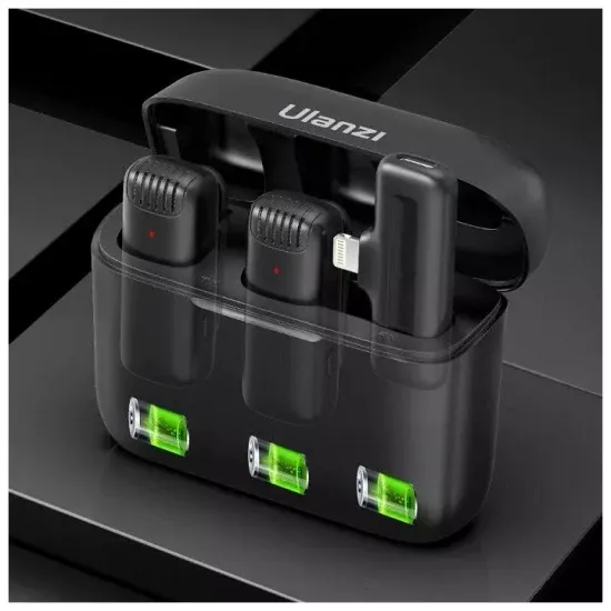 Микрофон для мобильного устройства Ulanzi J12 (Lightning), черный