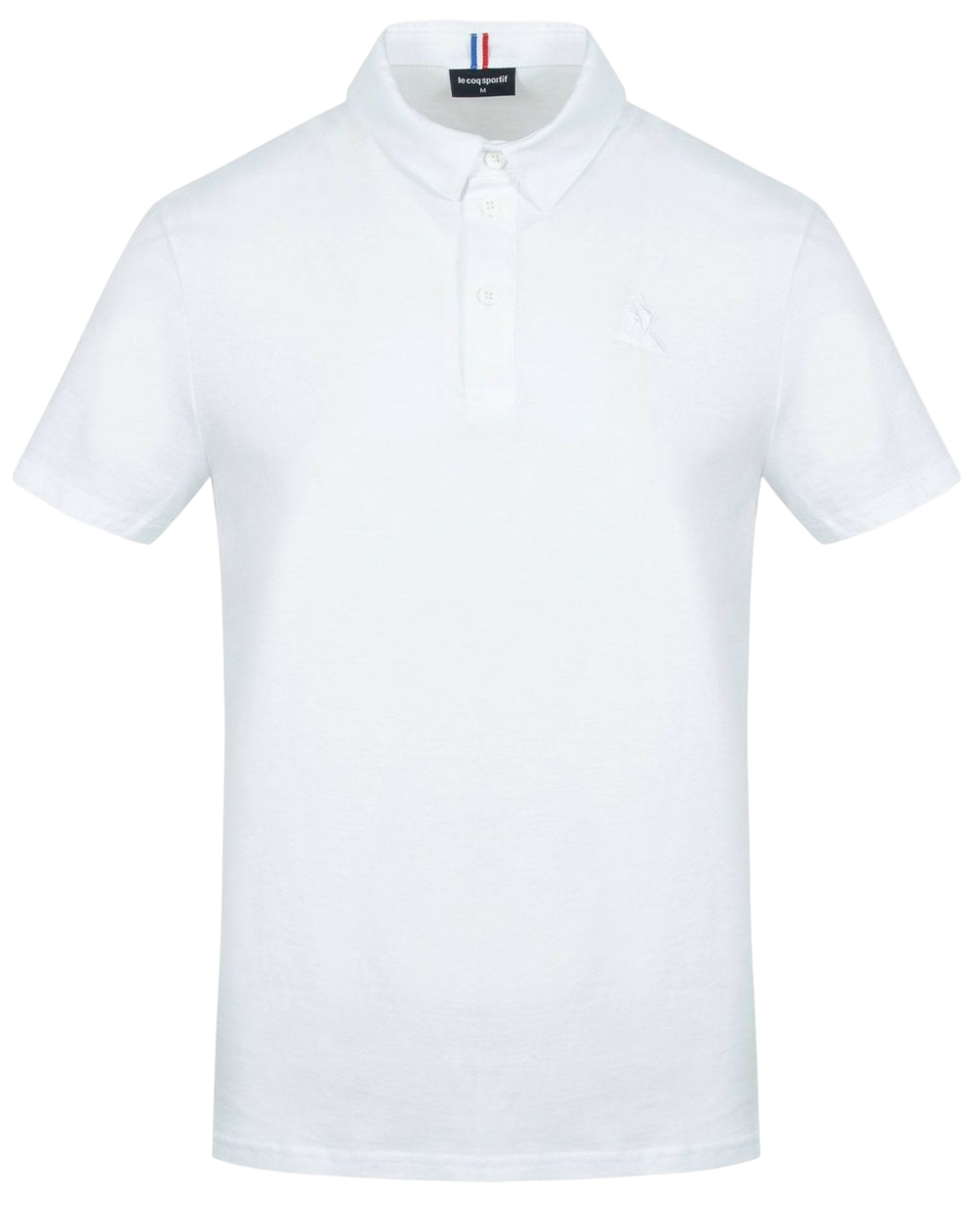Мужское теннисное поло Le Coq Sportif ESS T/T Polo SS No.1 M - optical white
