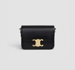 Сумки CELINE CLASSIQUE TRIOMPHE из блестящей кожи