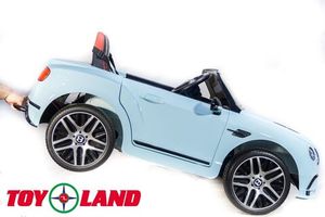 Детский электромобиль Toyland Bentley Continental Supersports Голубой фото №8
