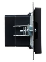 BRITE Розетка USB A+A 5В 3,1А РЮ10-1-БрГ графит IEK
