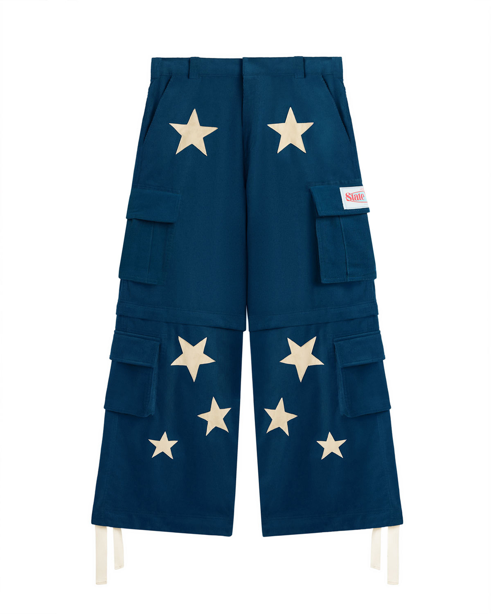 Вельветовые карго брюки