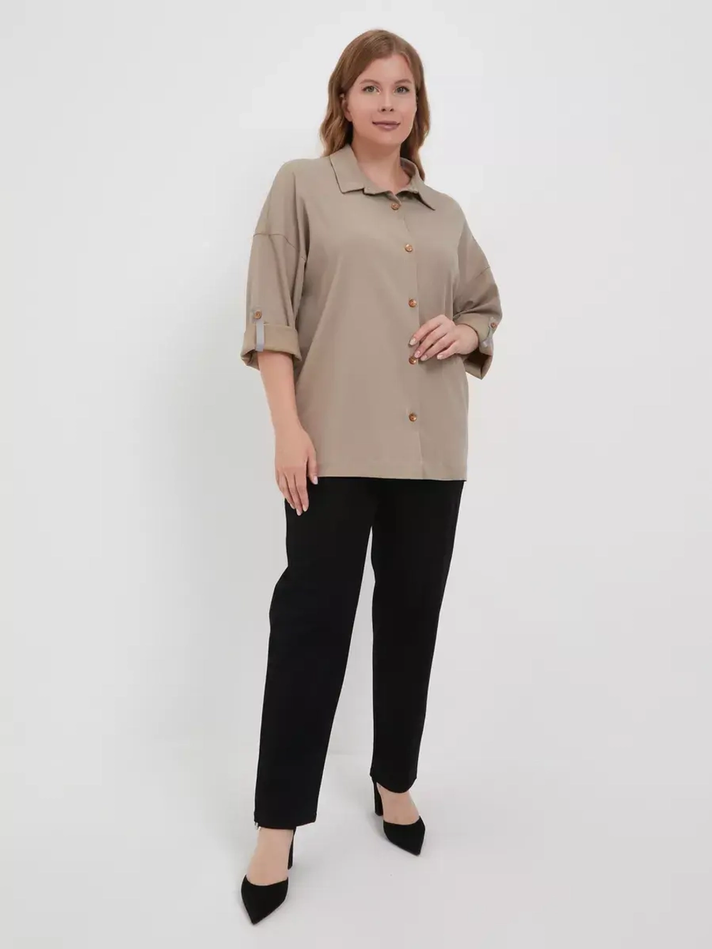 Рубашка оверсайз под футболку