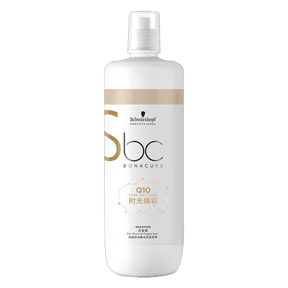 Schwarzkopf Professional Bonacure Q10 Time Restore - Шампунь 1000 мл (импорт, Китай)