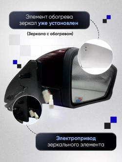 Зеркала ваз 2108-2109 2113-2115 Электропривод Обогрев
