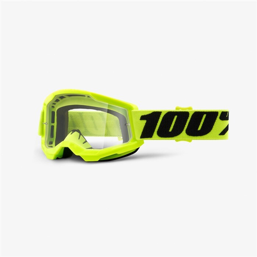 Очки подростковые 100% Strata 2 Youth Goggle Yellow / Clear Lens (50521-101-04)