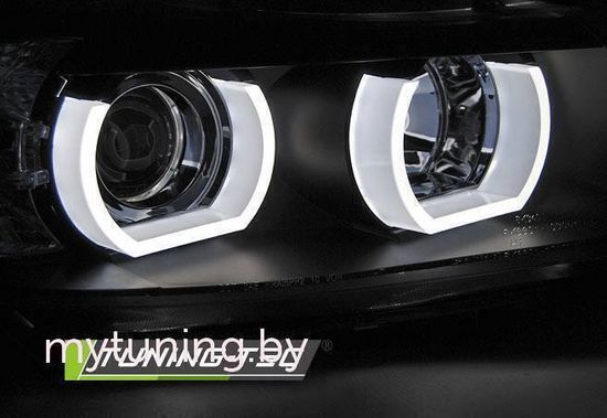 Фары передние U-LED LIGHT 3D BLACK для BMW 3 E90 E91