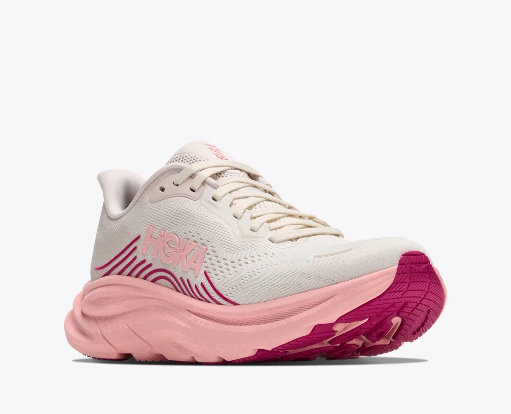 Женские кроссовки Hoka Clifton 11 - Rose Cream / Dewy Pink