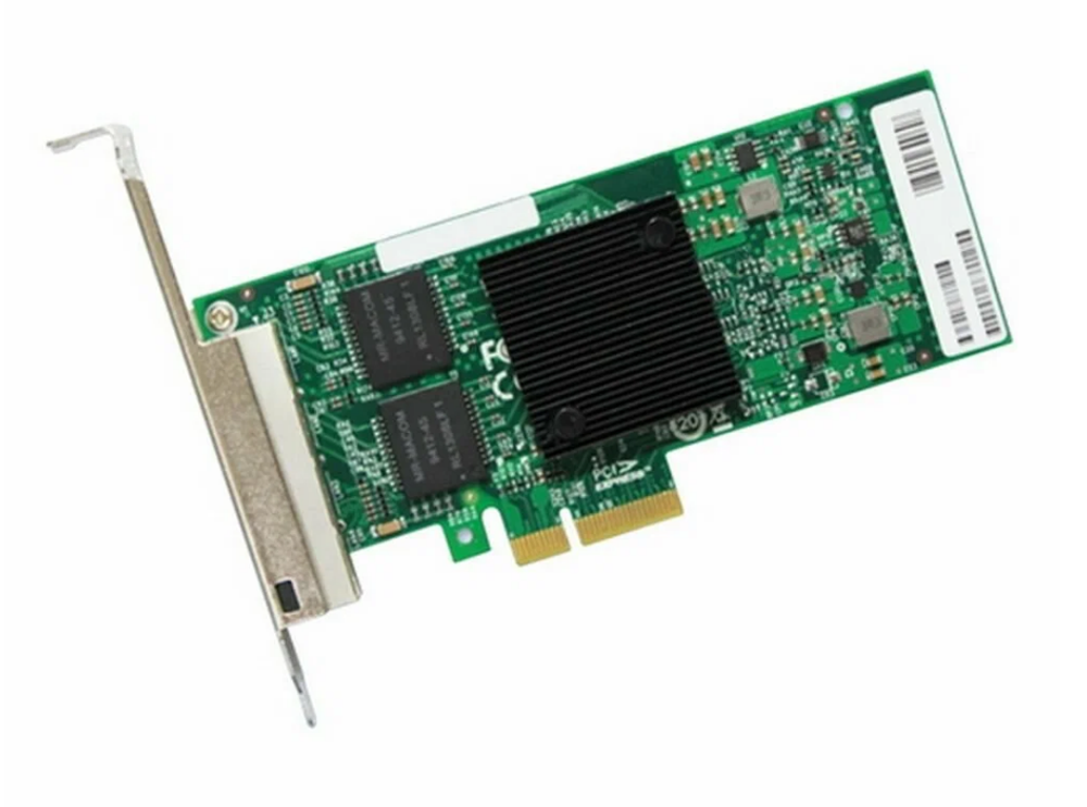 ACD-I350AM4-4x1G-RJ45 Ethernet Network Adapter, Intel i350, 4x RJ45 1GbE, PCI-E v2 x4, VMDq. PCI-SIG SR-IOV (520112)