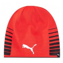 Шапка PUMA LIGA Reversible Beanie, 02235701, 100% полиэстер, двустор, черно-красный