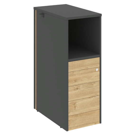 Оникс Тумба 5 ящиков TIP-ON завершающая, правая O.R-TV-5 TIP (R)  436*767*1185