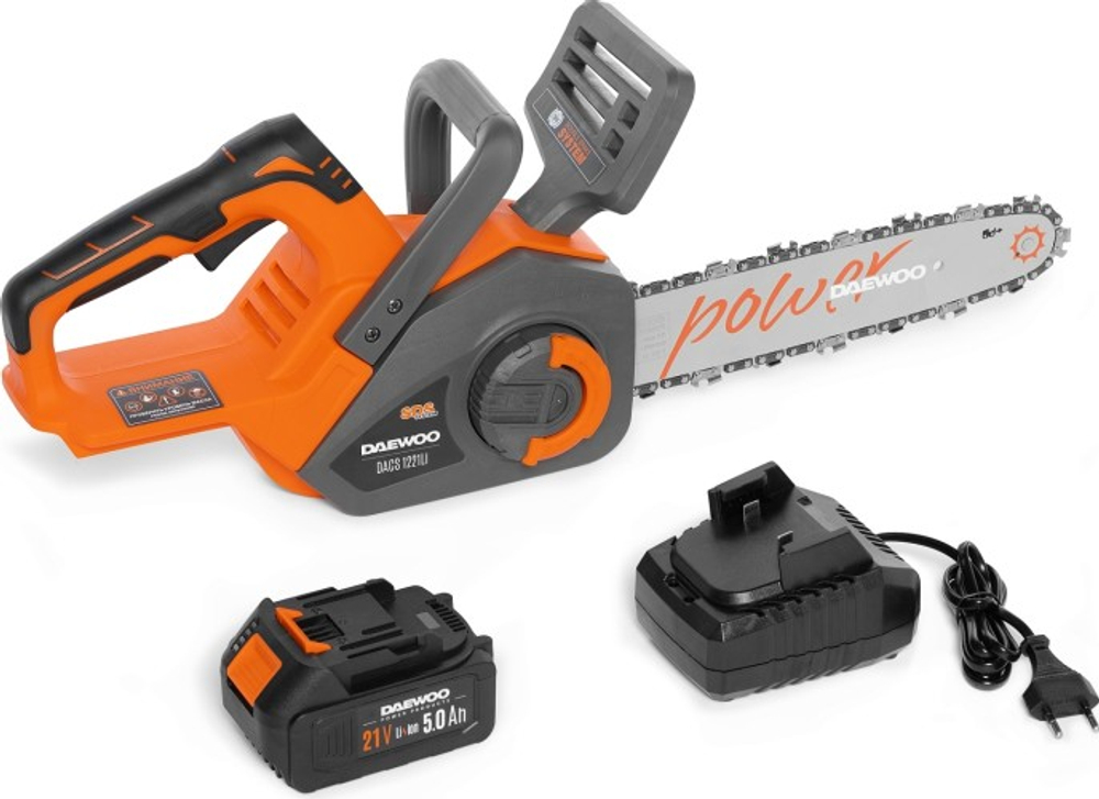 Пила цепная аккумуляторная DAEWOO DACS 1221Li SET