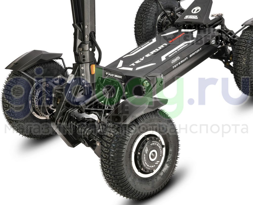 Электросамокат WHITE SIBERIA TEVERUN BANDIT 4x4 7200W 60V/60AH фото №21