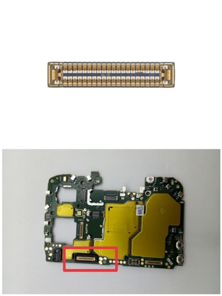 Honor X8 4G (TFY-LX1) - FPC коннектор дисплея (на плату) (ORIG)