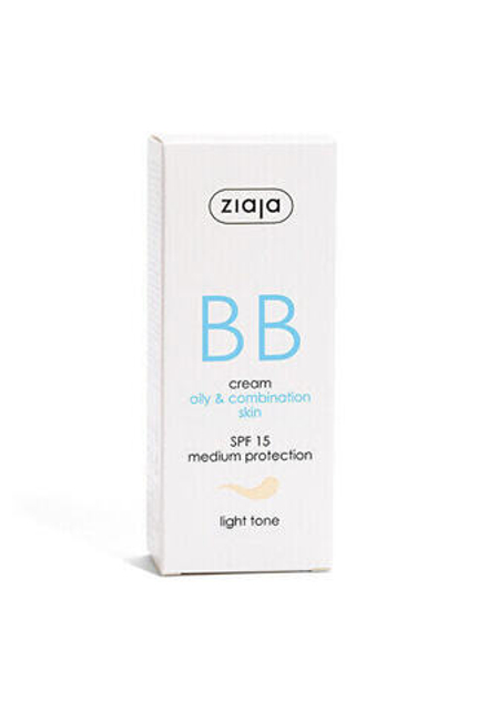 BB Cream Ziaja Light Tone для жирной и комбинированной кожи SPF 15 50 ml