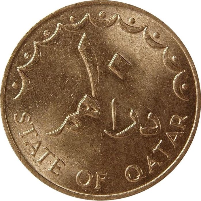 10 дирхамов 1972-1973 Катар