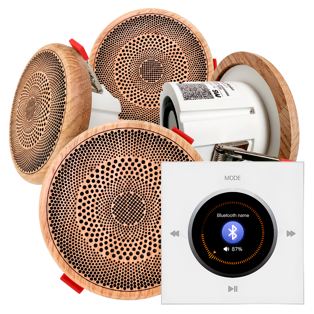 Комплект акустики Steam&Water NOISE White MINI-Wood 4