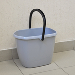 Ведро 13л "Etna" прямоугольное, серое