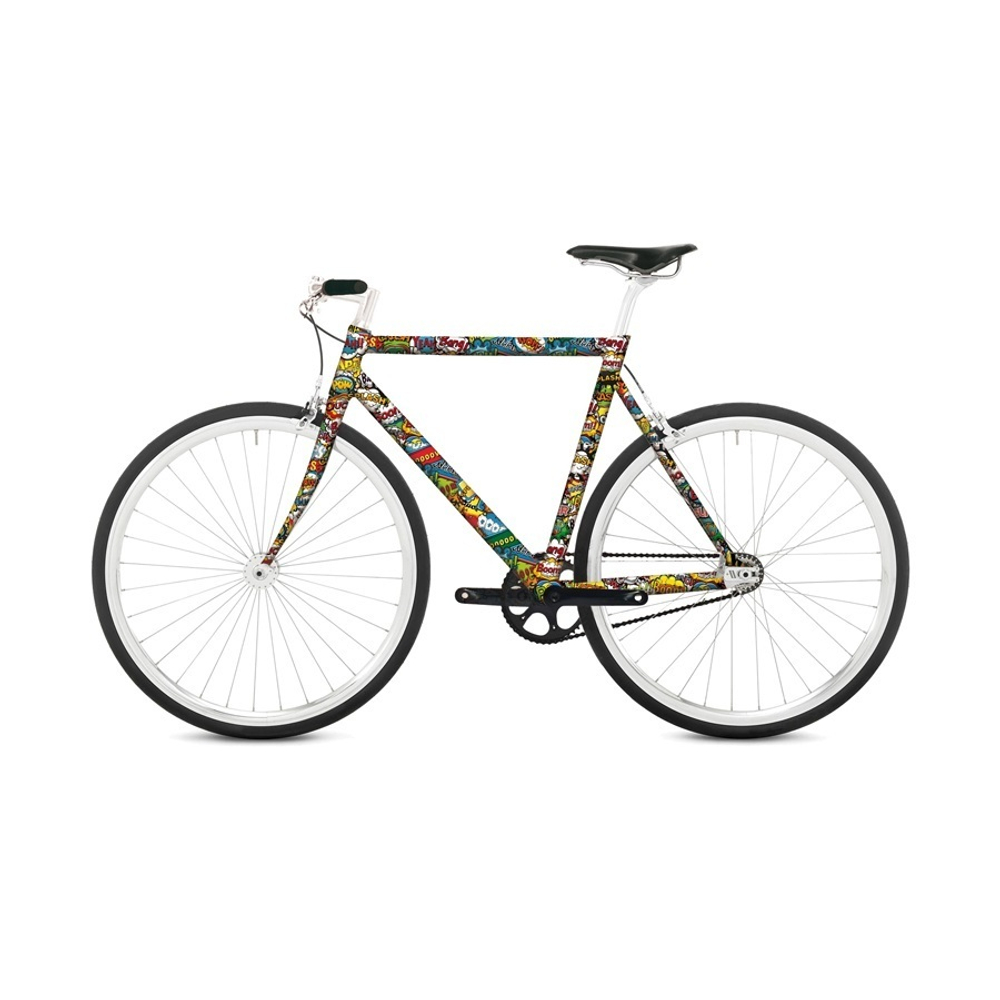 Наклейка на раму велосипеда remember, boom