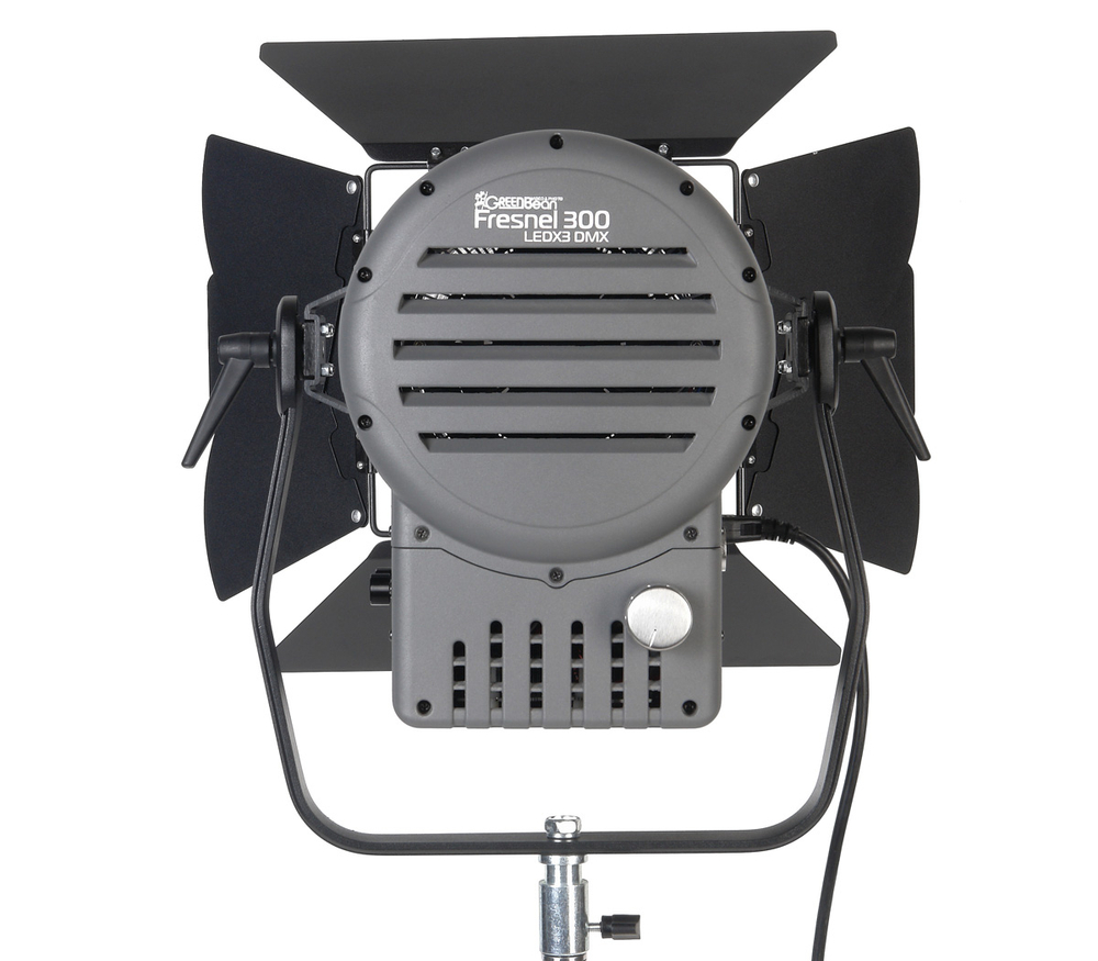 Осветитель GreenBean Fresnel 300 LED X3 Bi-color DMX, светодиодный, 300 Вт, 2800-6500К