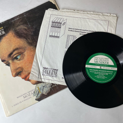 Винтажная виниловая пластинка LP W. A. Mozart В. А. Моцарт, 1. Serie In 4 Folgen Band I (Германия 1968) 10 дюймов