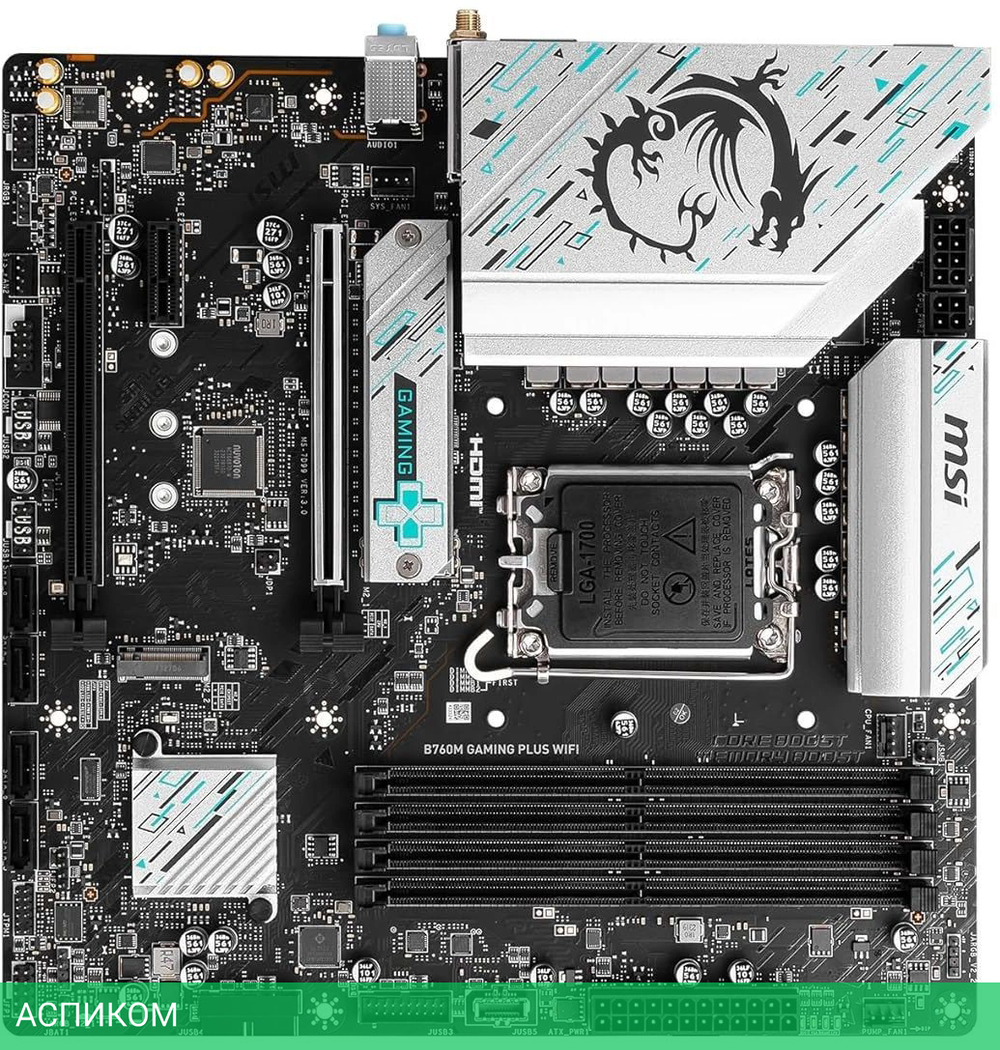 Материнская плата MSI B760M Gaming Plus WIFI DDR5