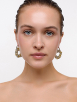 Серьги "Character" из цитрина Silver