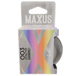 Презервативы MAXUS 003 №3 в железном кейсе, экстремально тонкие, 3 шт
