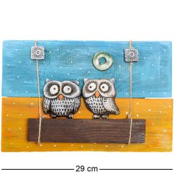 КоКо Шамель KK-503 Панно «Совы на качелях» шамот